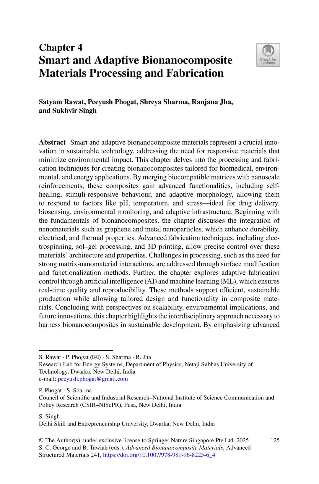 先进生物纳米复合材料：可持续发展的创新