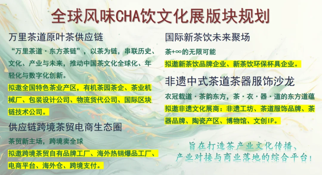 2025上海环球食品展 | 茶饮专区火热招展中