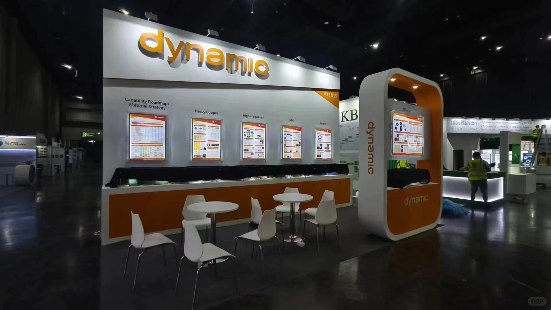 泰国电子展搭建完毕