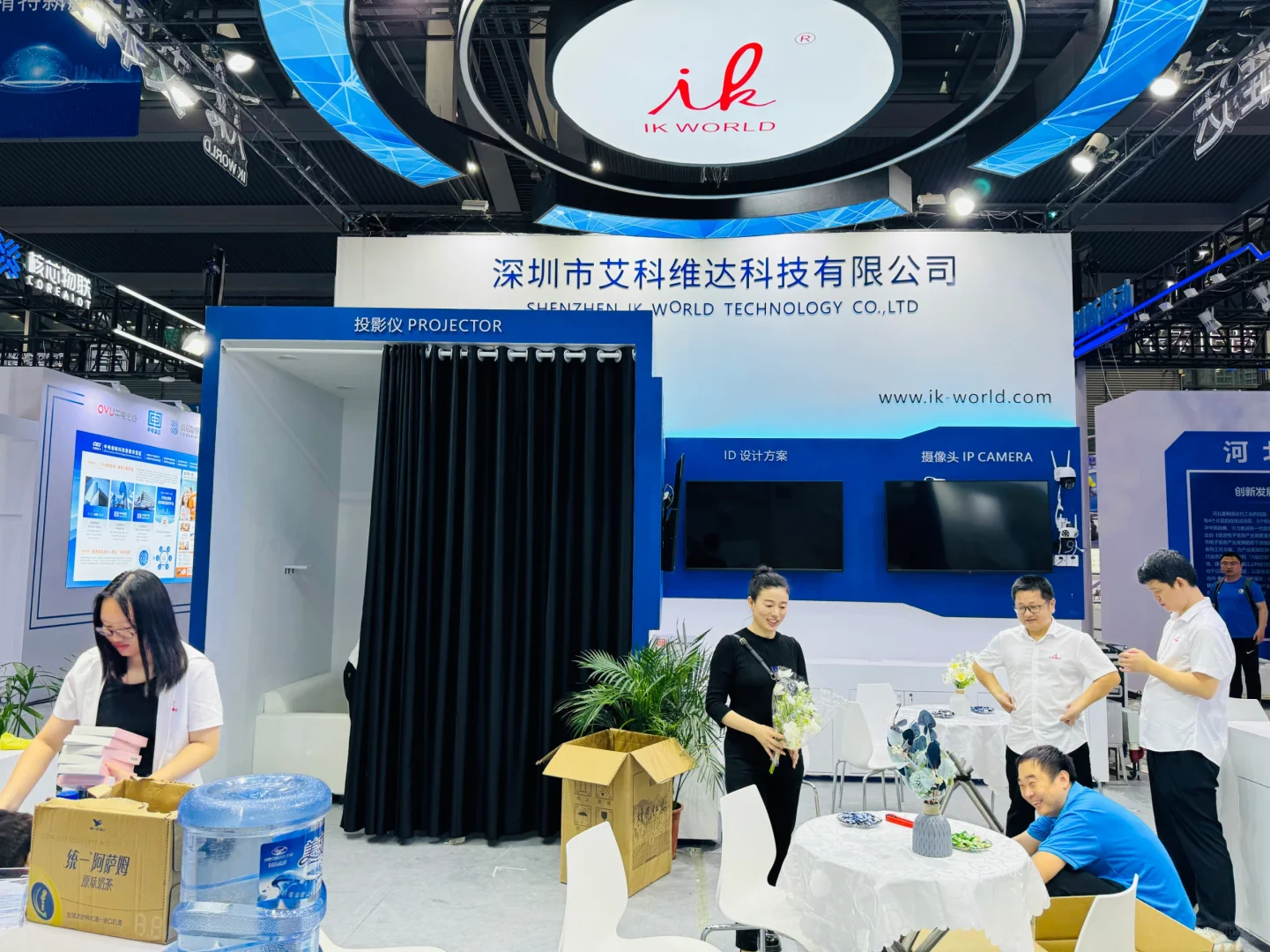 展台设计搭建案例|工业展电子展|展览设计