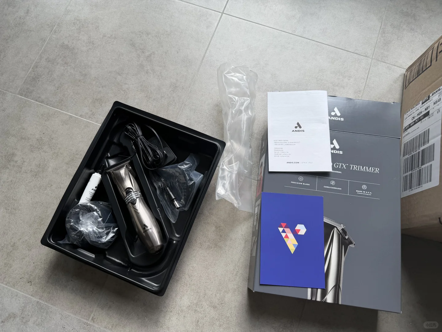 ANDIS D8 GTX 朴素 开箱