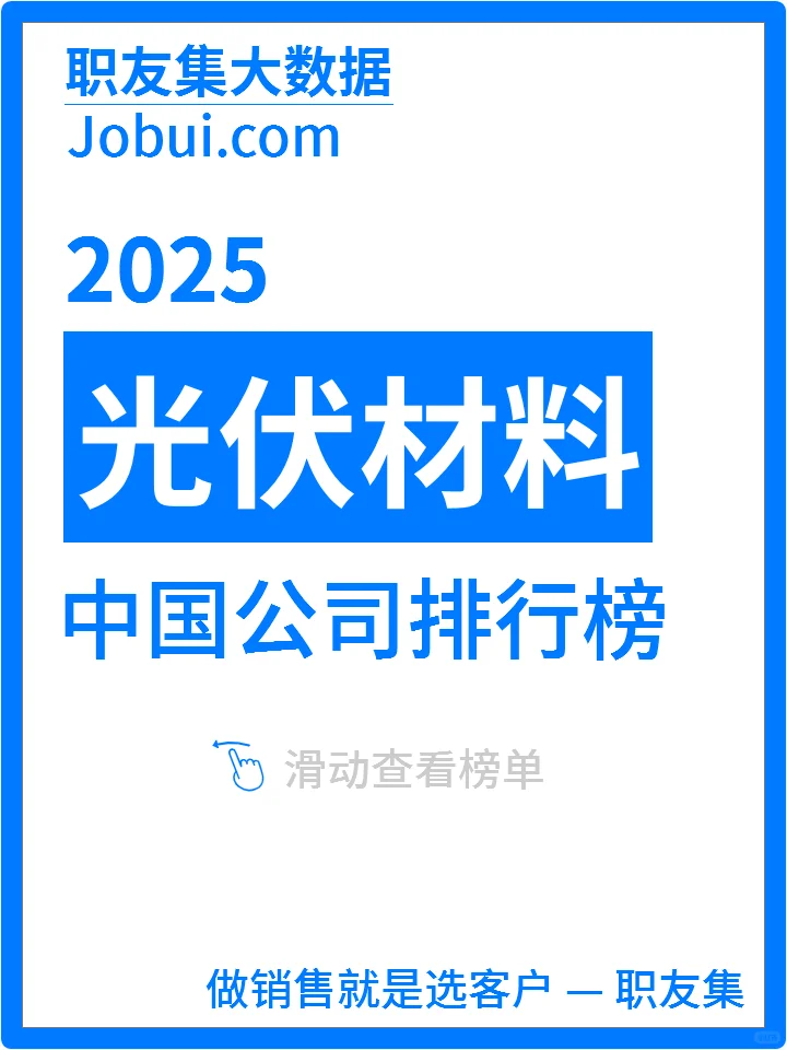 2025年中国光伏材料公司排行榜