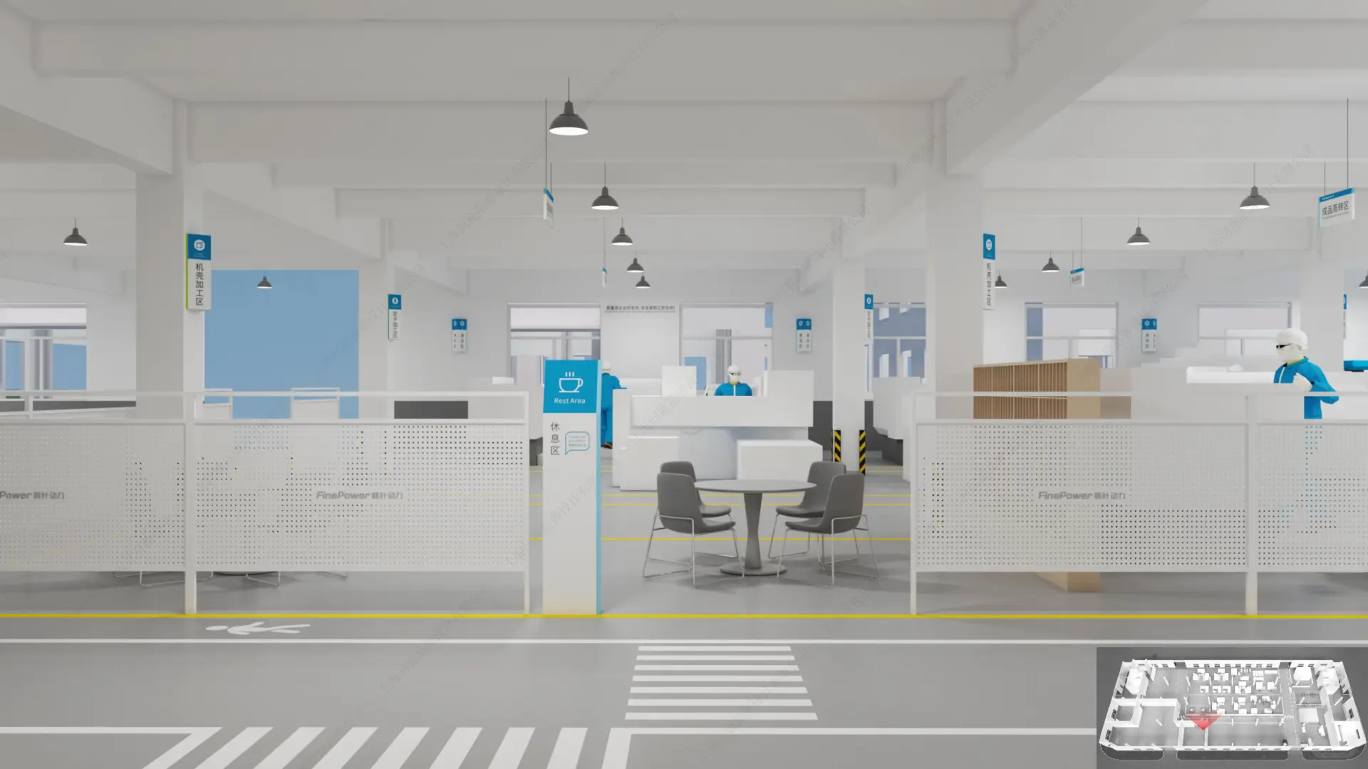 机加工车间目视化形象改善