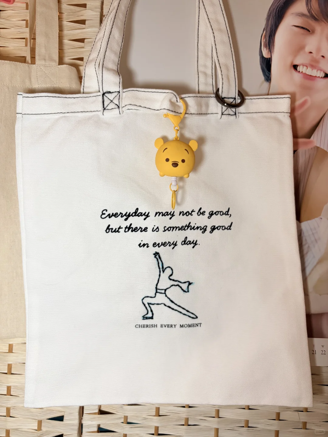 周末做手工，為Daiso 买的帆布袋加工