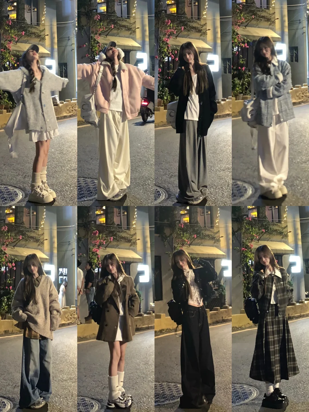 24套夜间街头穿搭 一套一风格的时尚