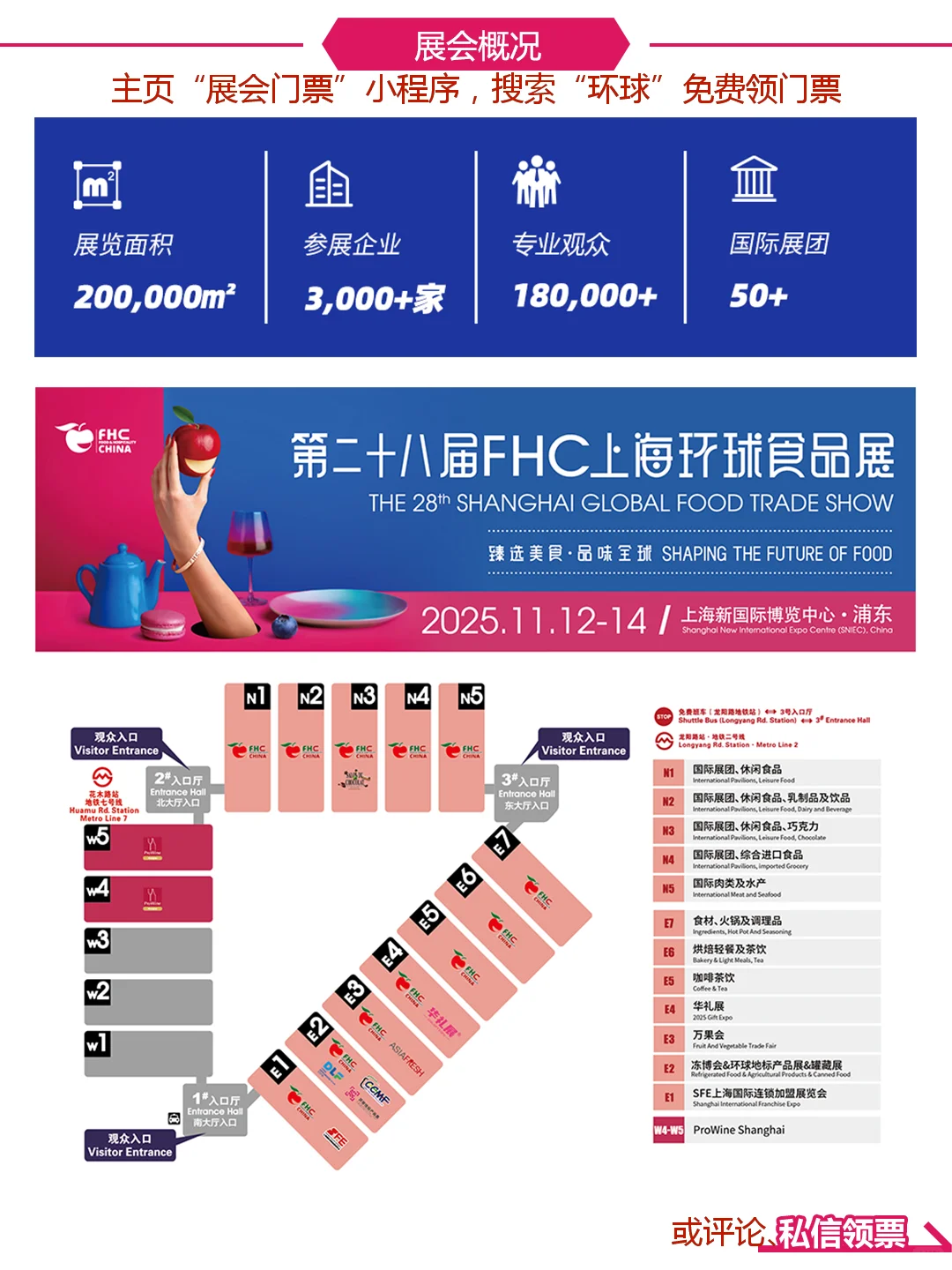 吃吃喝喝去|FHC上海环球食品展门票领取