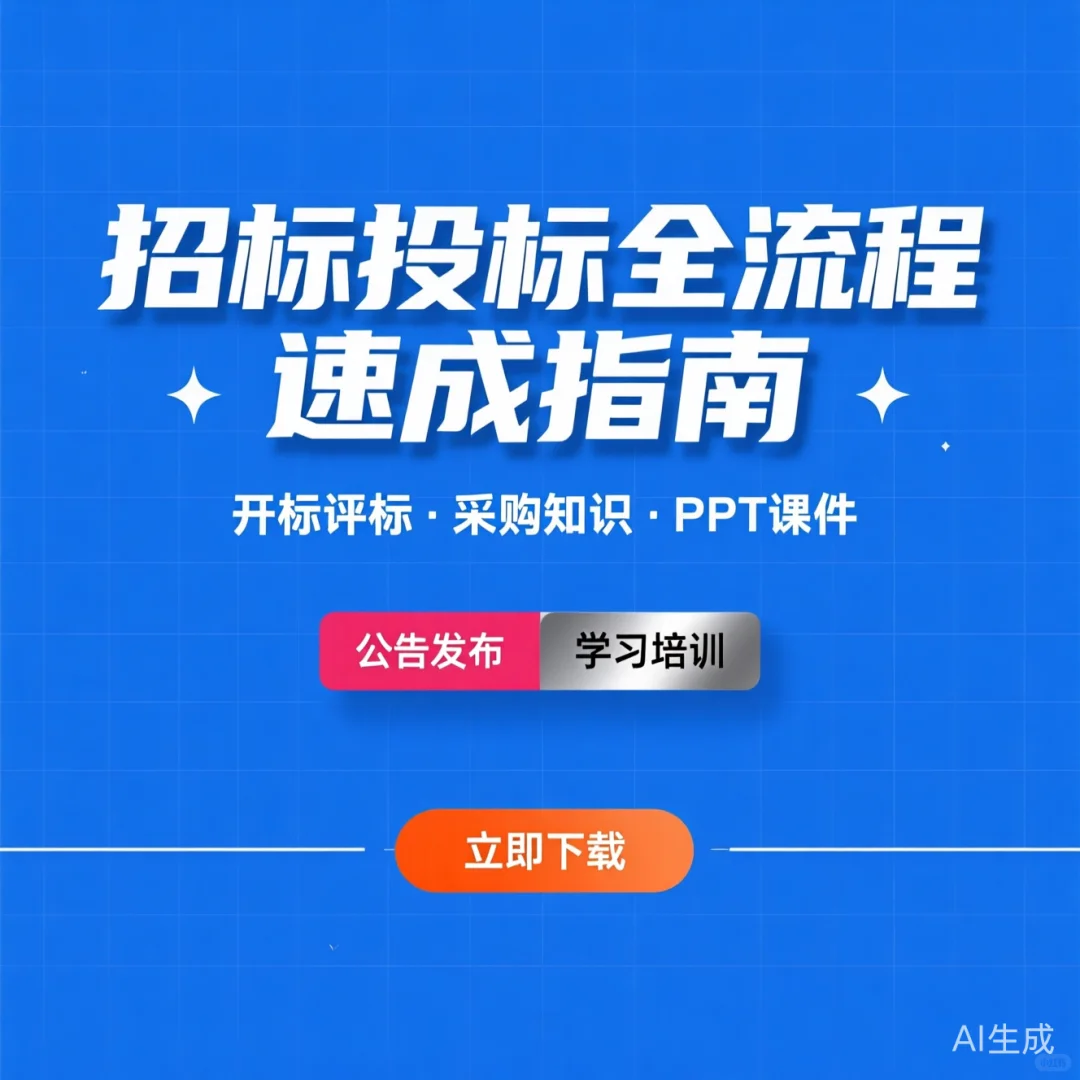 招标投标流程全解析|从公告到评标一网打尽