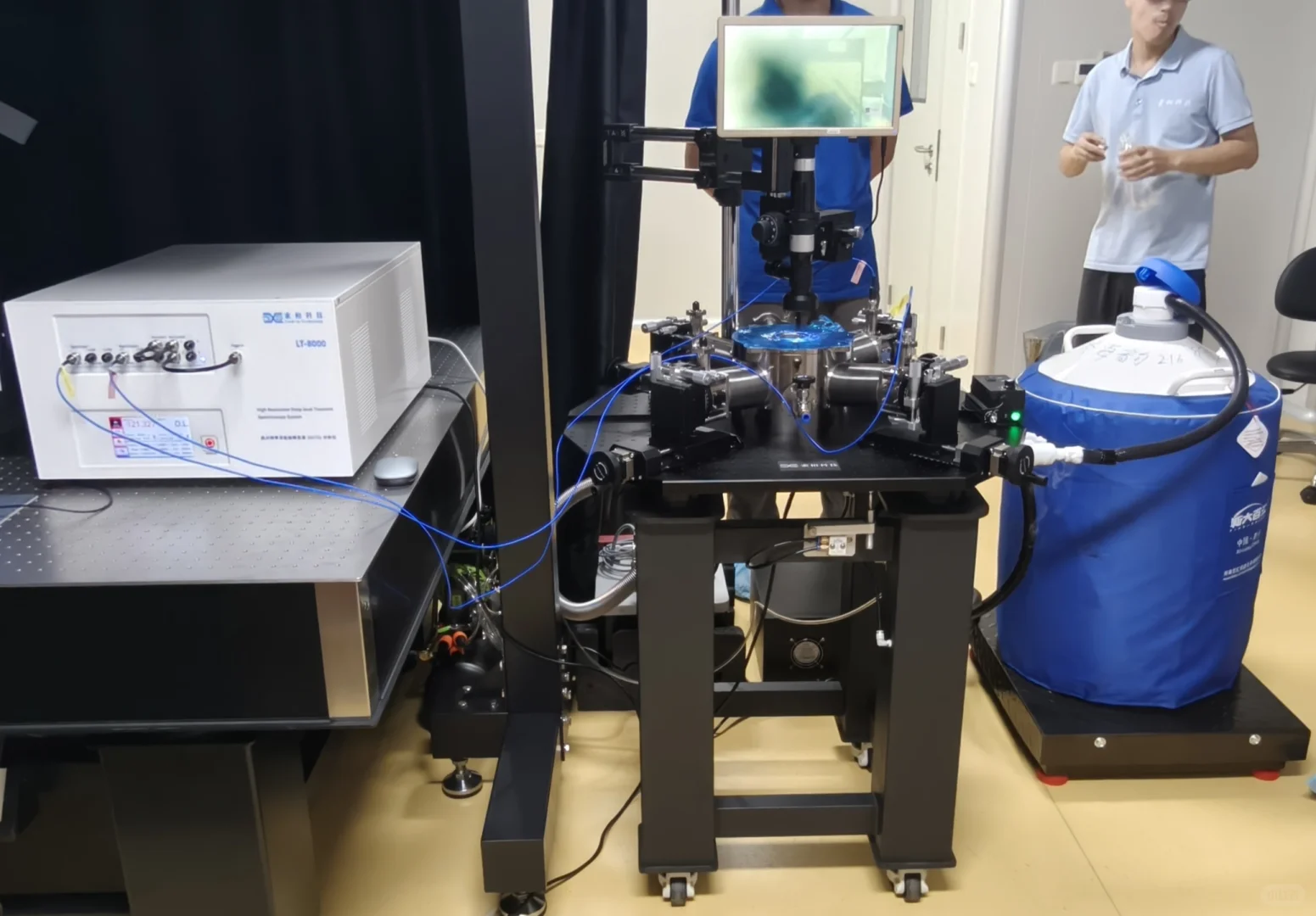 高低温探针台配合DLTS深能级瞬态谱