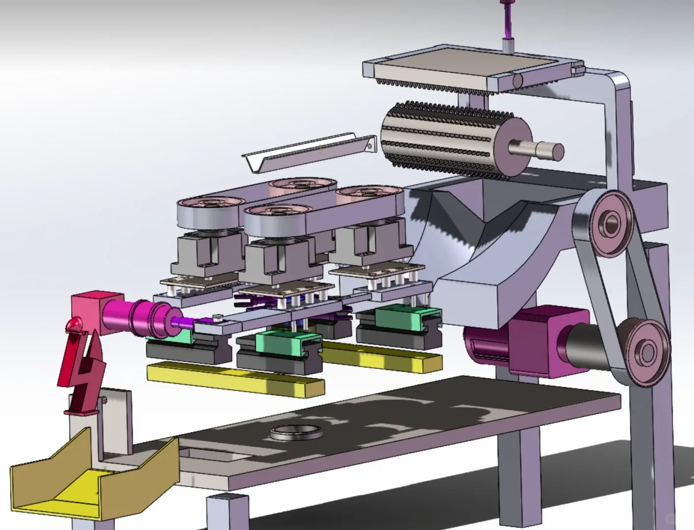 机械创新设计大赛-自动杀鱼刮鳞机