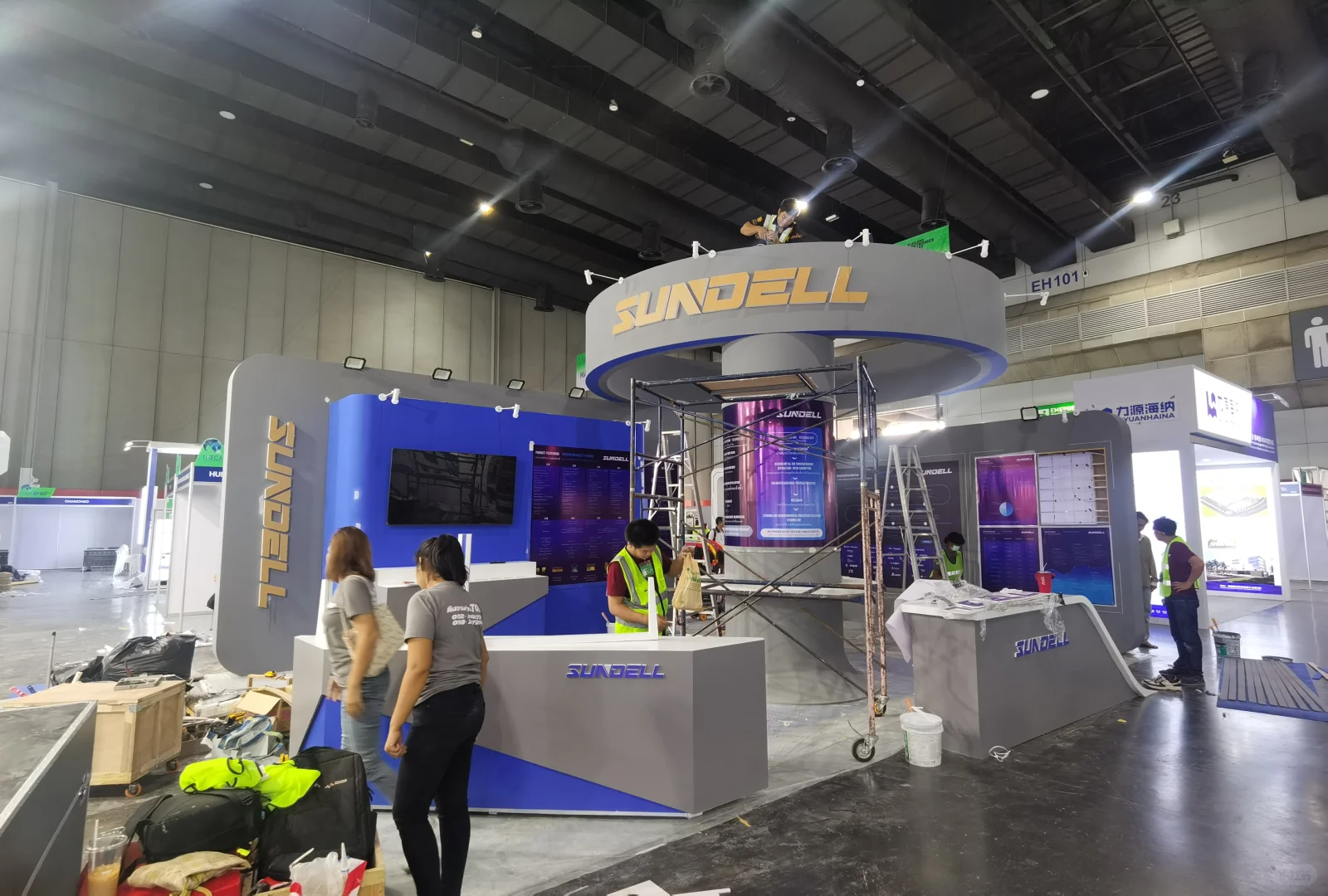 泰国曼谷电子电路展布展进行中