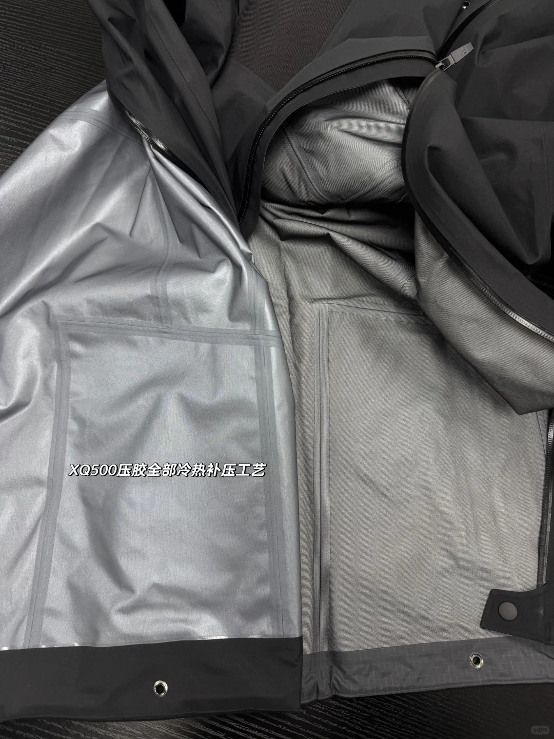 80D GTX 3L面料ePE膜鱼鳞纹底布的冲锋裤！