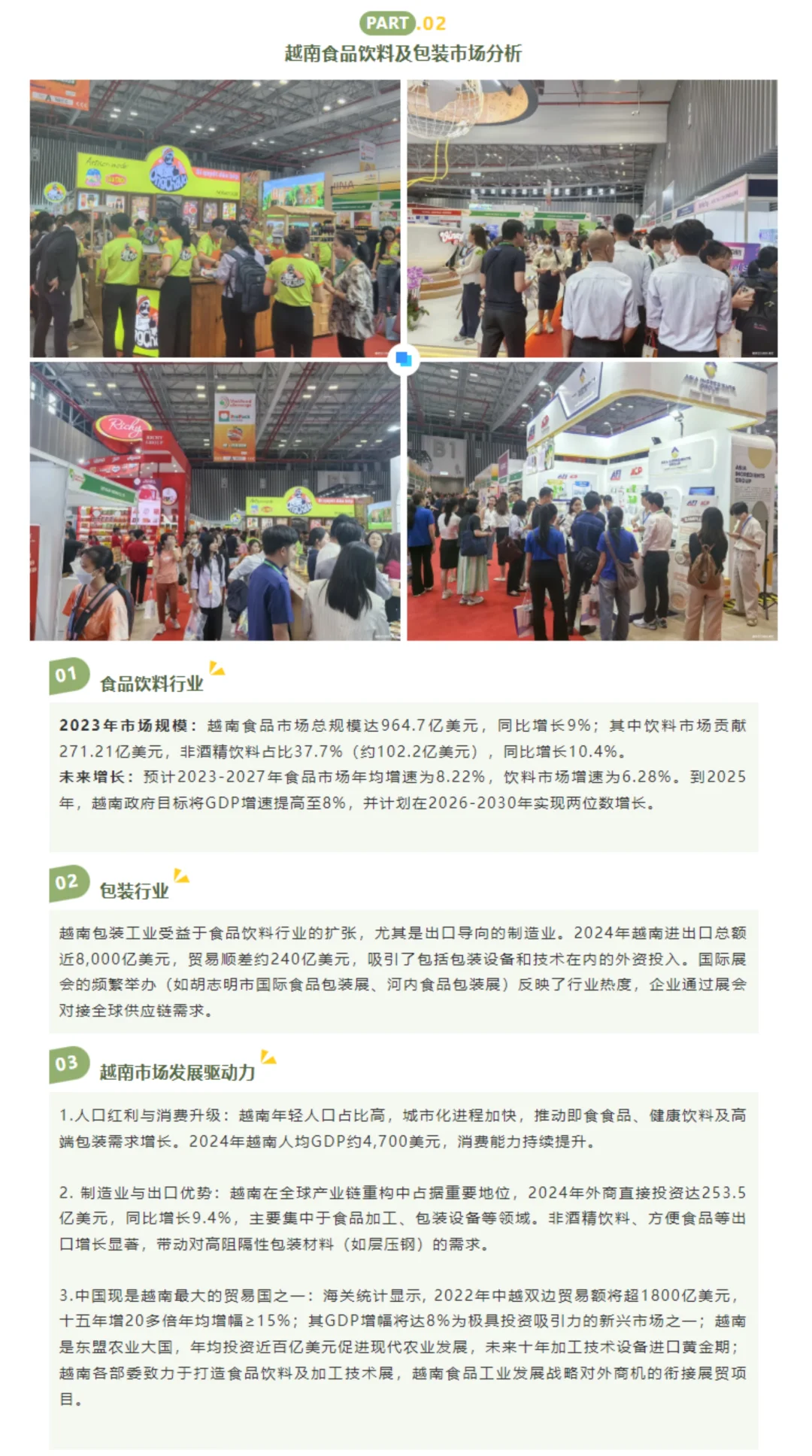 越南食品饮料展 | 少量余位先到先得！✨