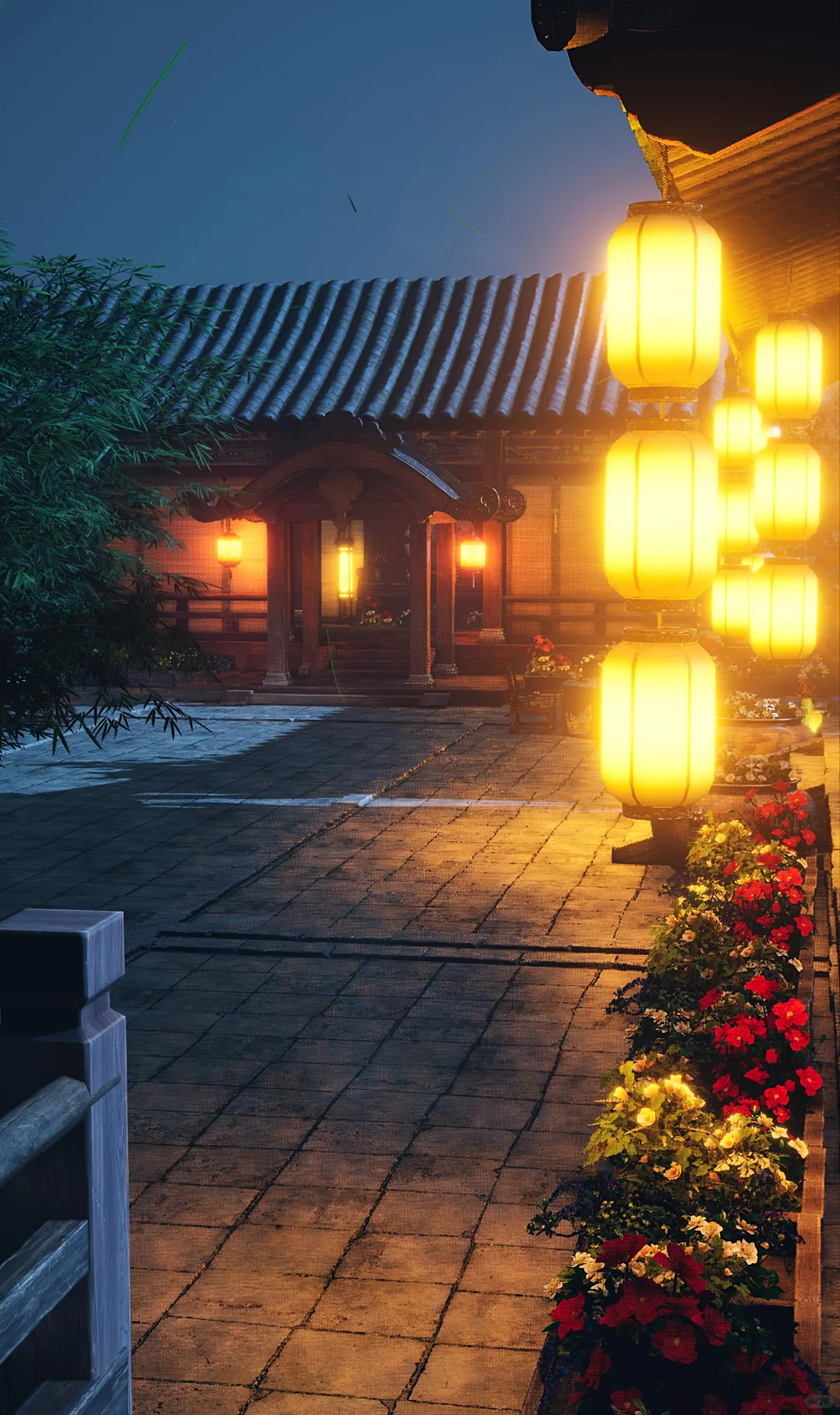 四合一云间渡图纸《栖云山庄》