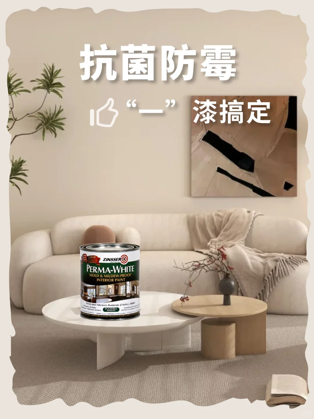 墙面涂料怎么选❓️抗菌防霉一漆搞定?