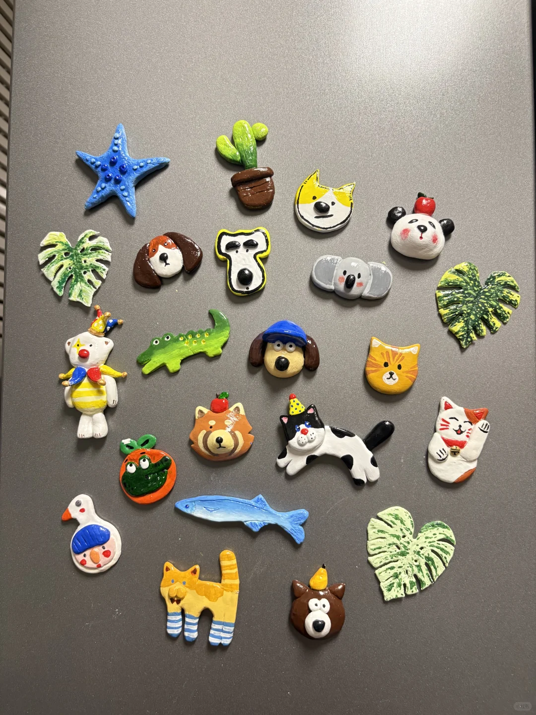 手工粘土冰箱贴合集（七）：动物园里有什么？