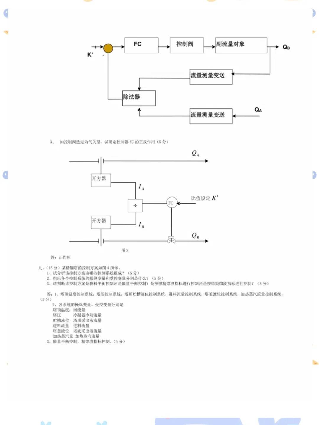 过程控制与自动化仪表 必刷重点笔记及题库