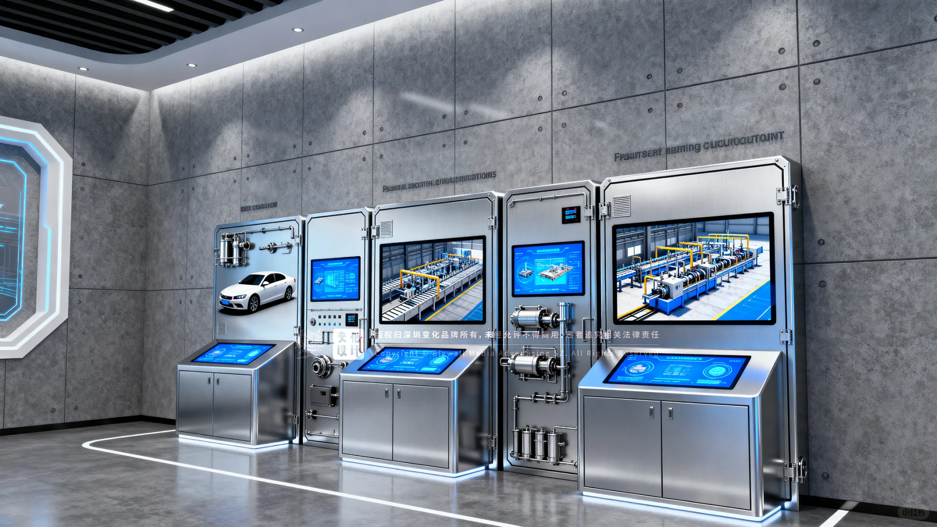 原创展厅设计案例｜元宇宙科技企业展厅