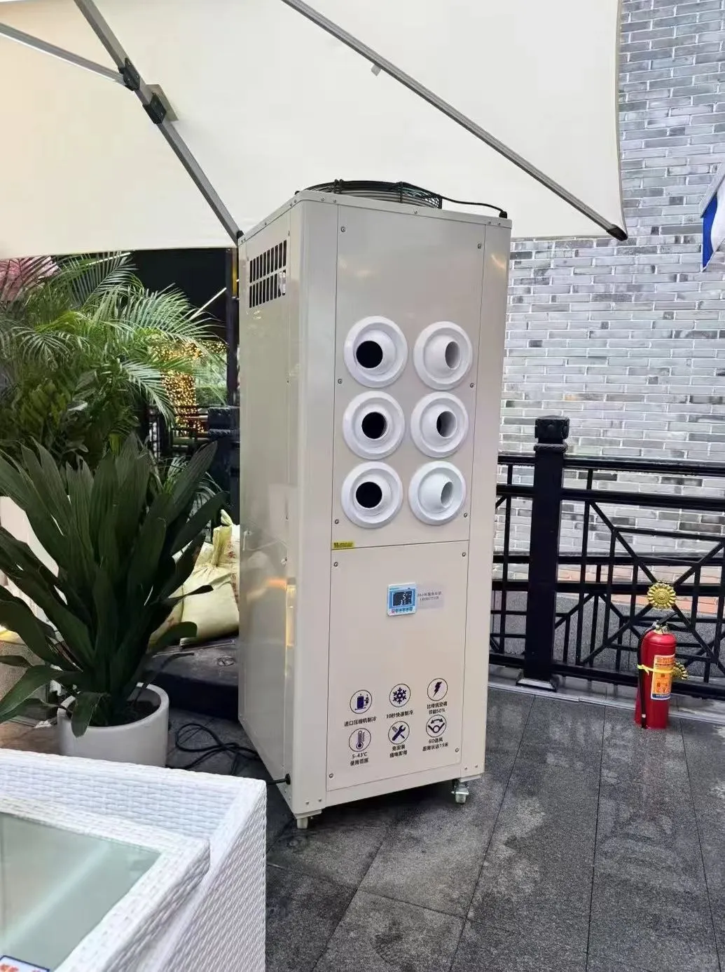 空调租赁冷风机出租厂房车间降温设备安装