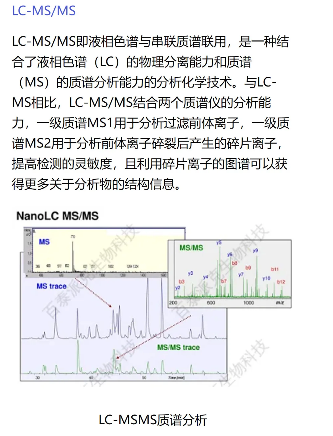 LC-MS/MS质谱分析