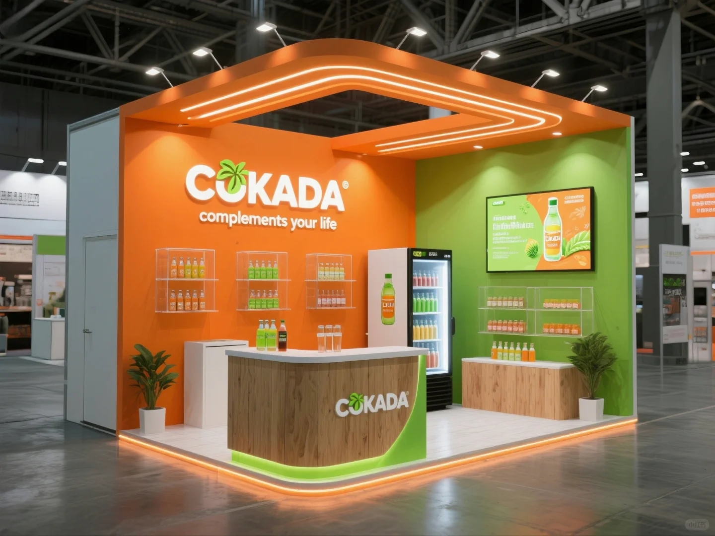 094｜挑战100天100套展台案例｜多彩活力风