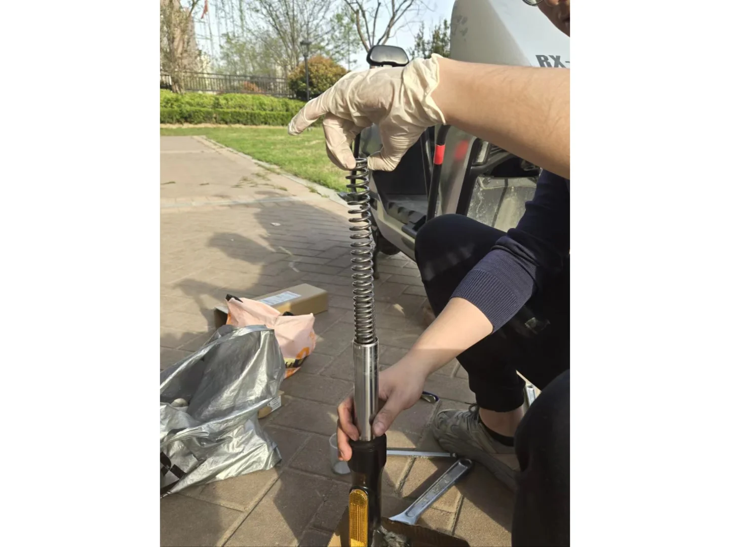 九号E、M更换前减震弹簧 看这一篇就够了