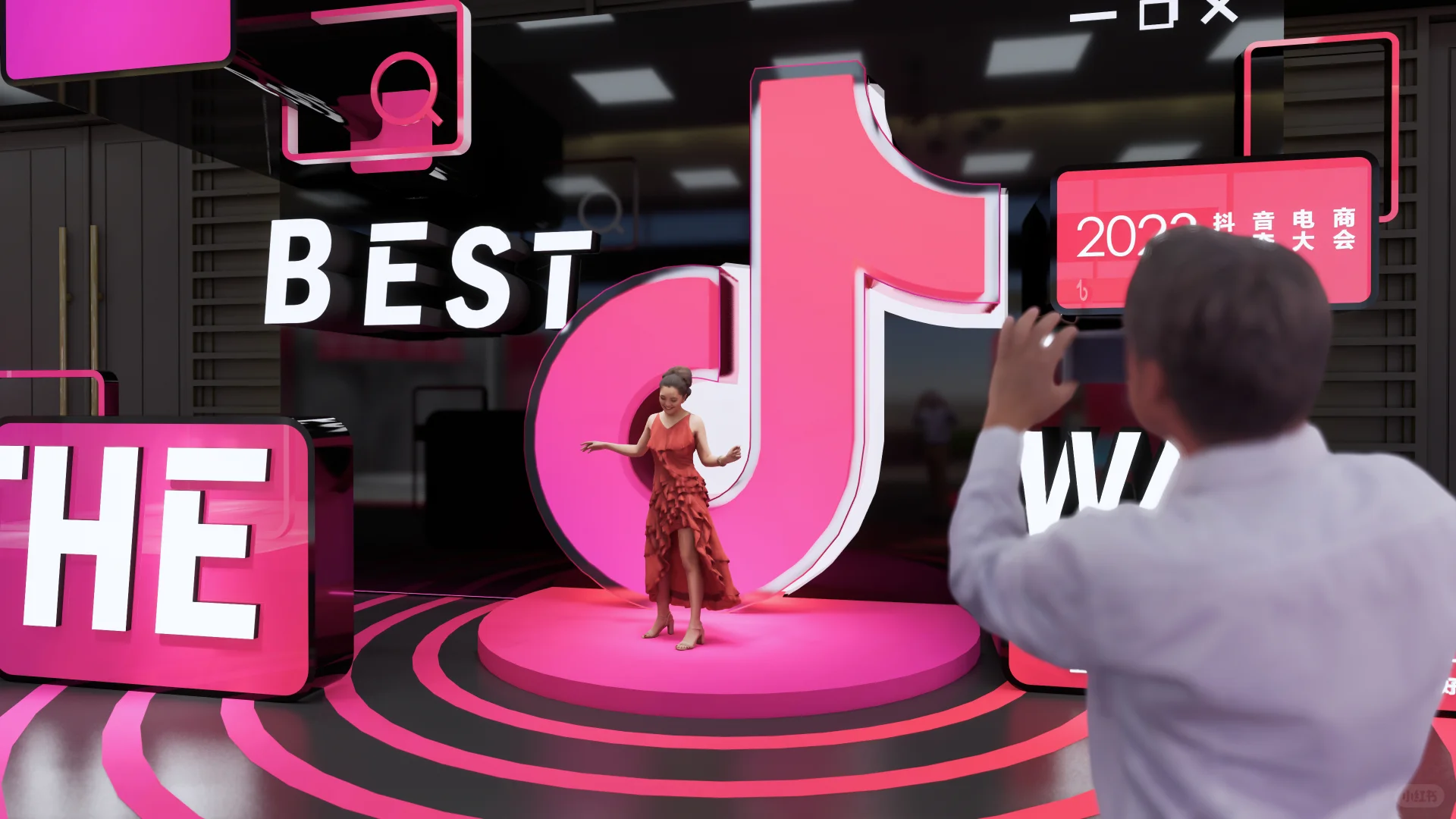 大神系列丨抖音TikTok电商大会展区