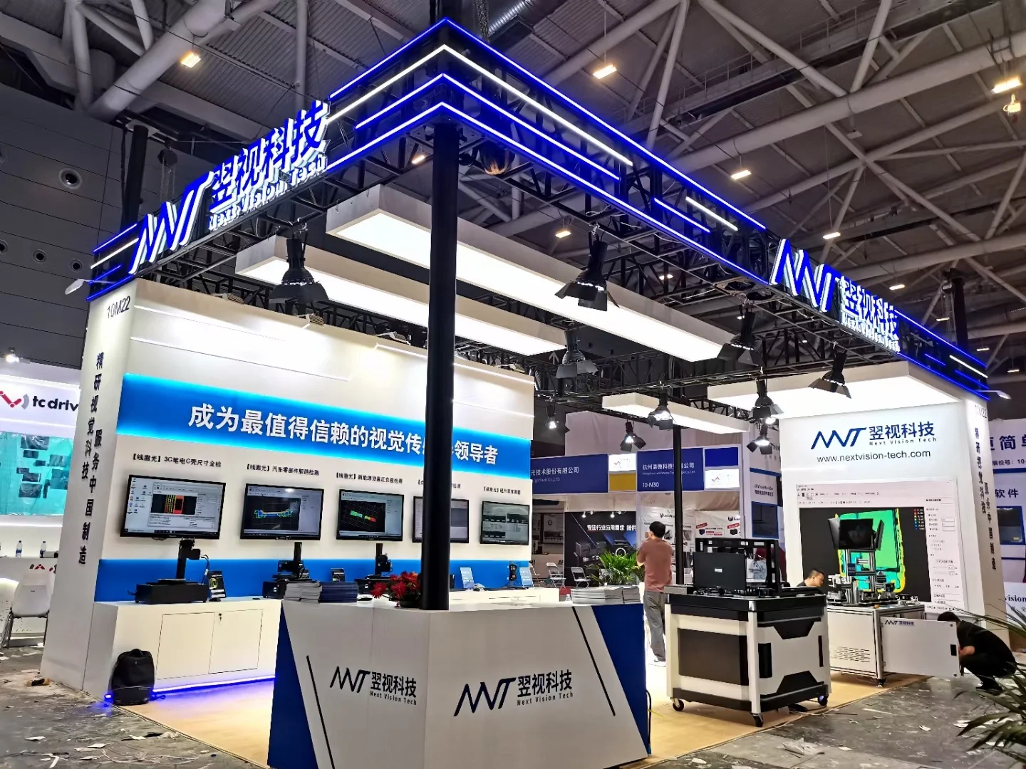 深圳工业展会展台圆满完成搭建！