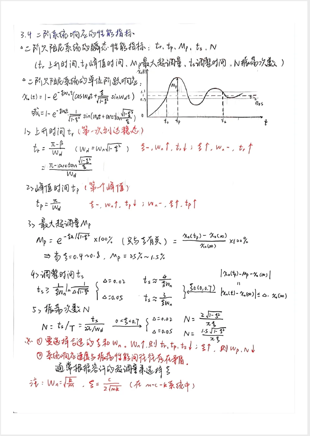 机械工程控制 第三章系统的时间响应分析