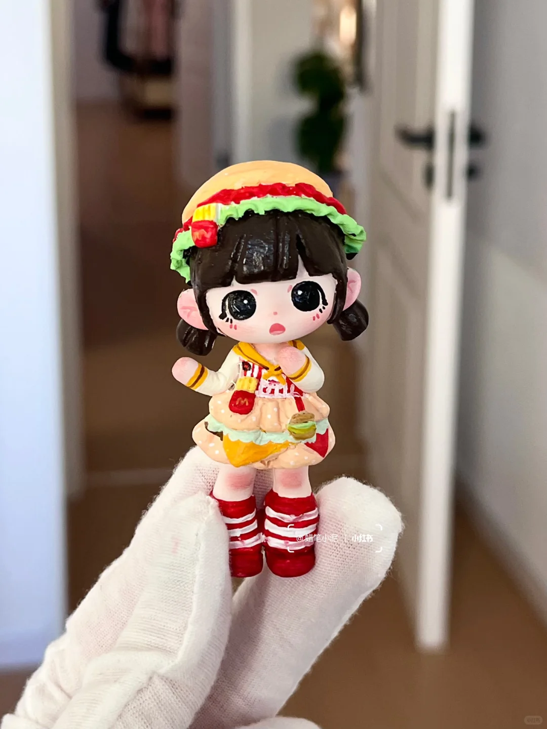 石塑小汉堡！我吃´༥`?