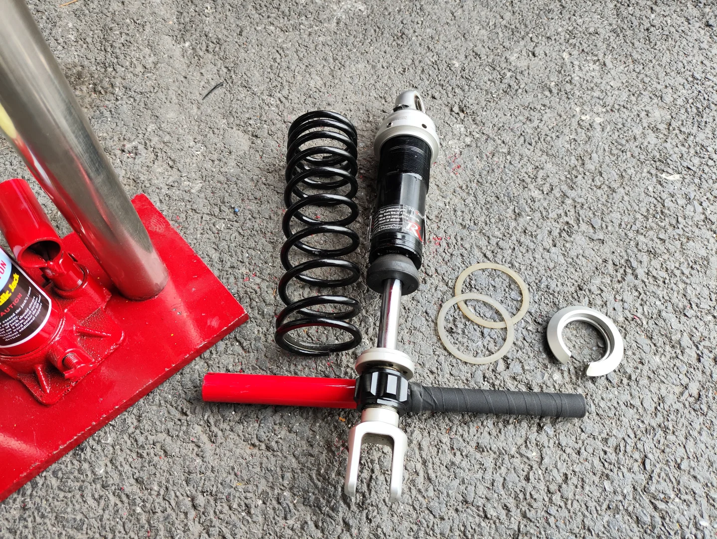 小牛原厂减震更换油封 改装减震升级弹簧