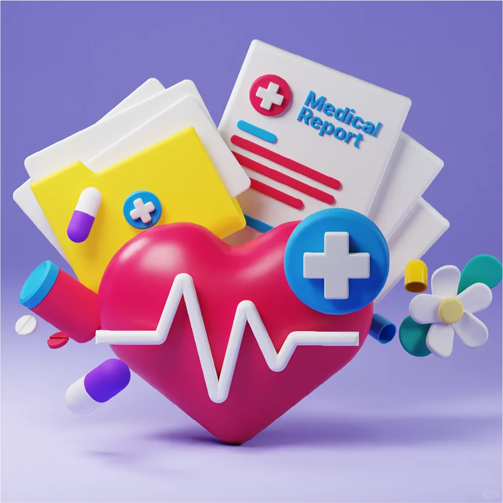 医疗图标插画，药品插画