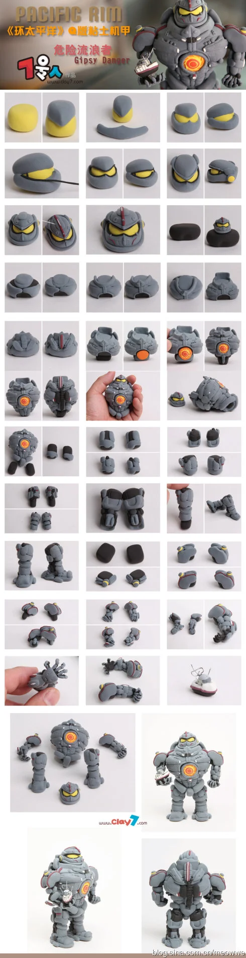 环太平洋粘土教程