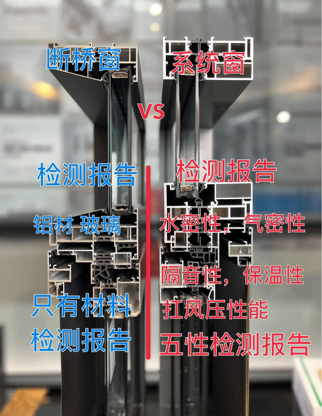 怎么区别断桥铝窗和系统窗？