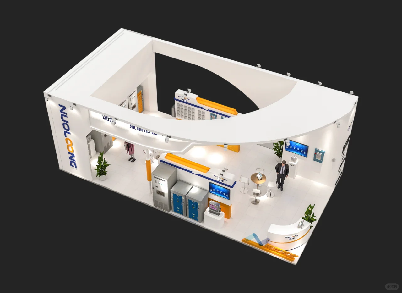 ?工业风展位设计搭建布置｜上海交通展