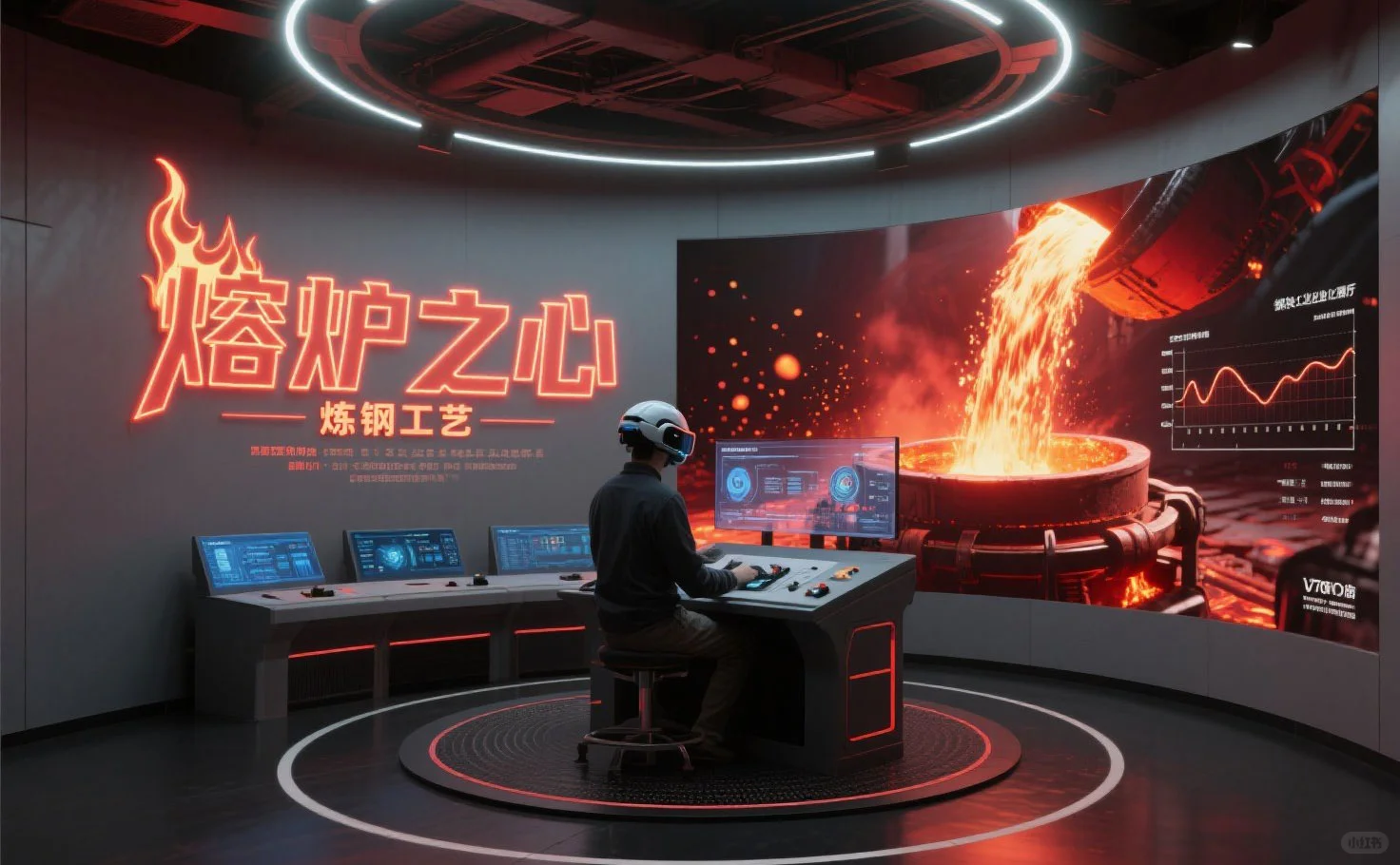 钢流烫到心跳的钢铁企业科技展厅太酷了吧?