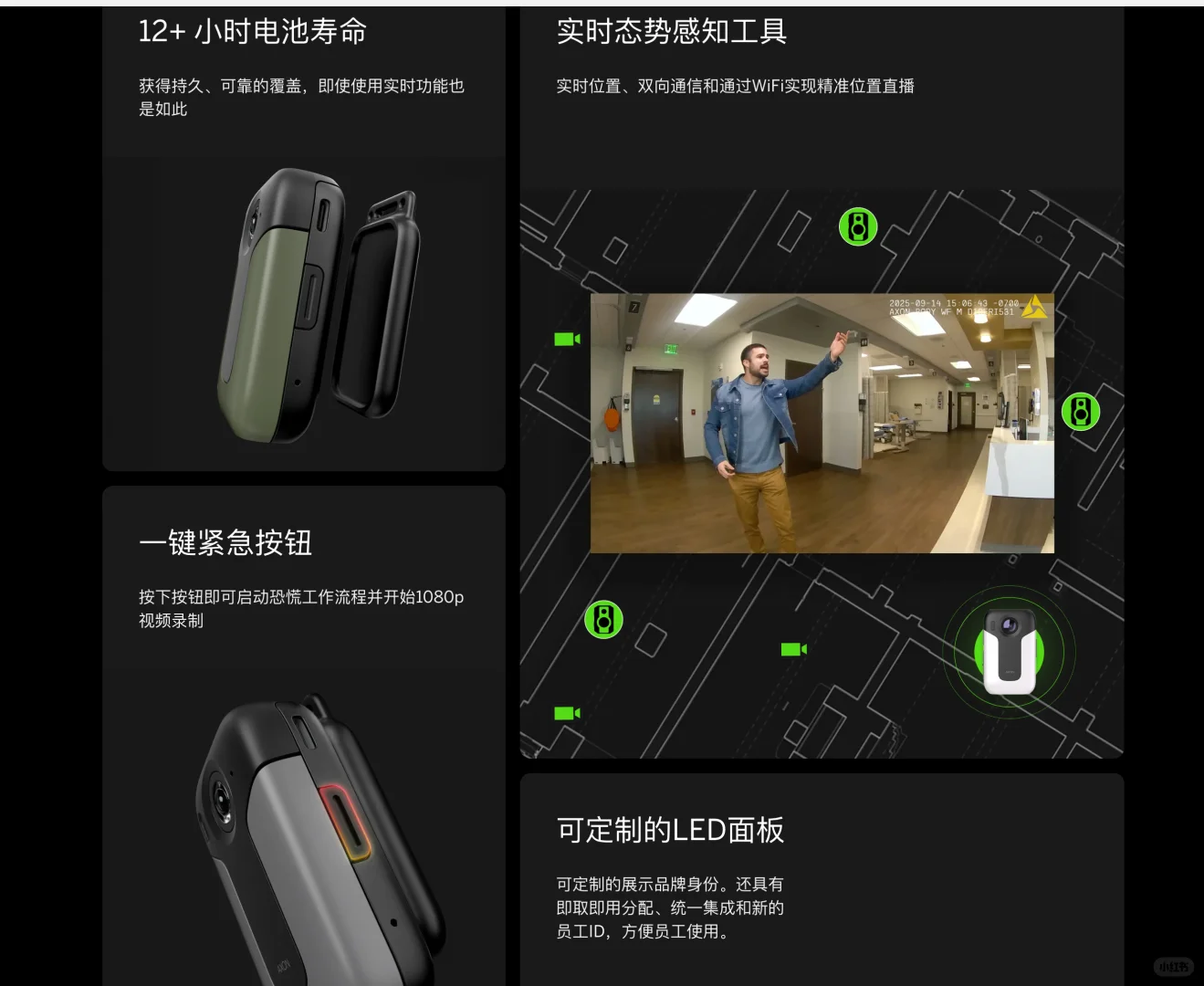 AXON最新款打工人随身工作记录仪！民间民用