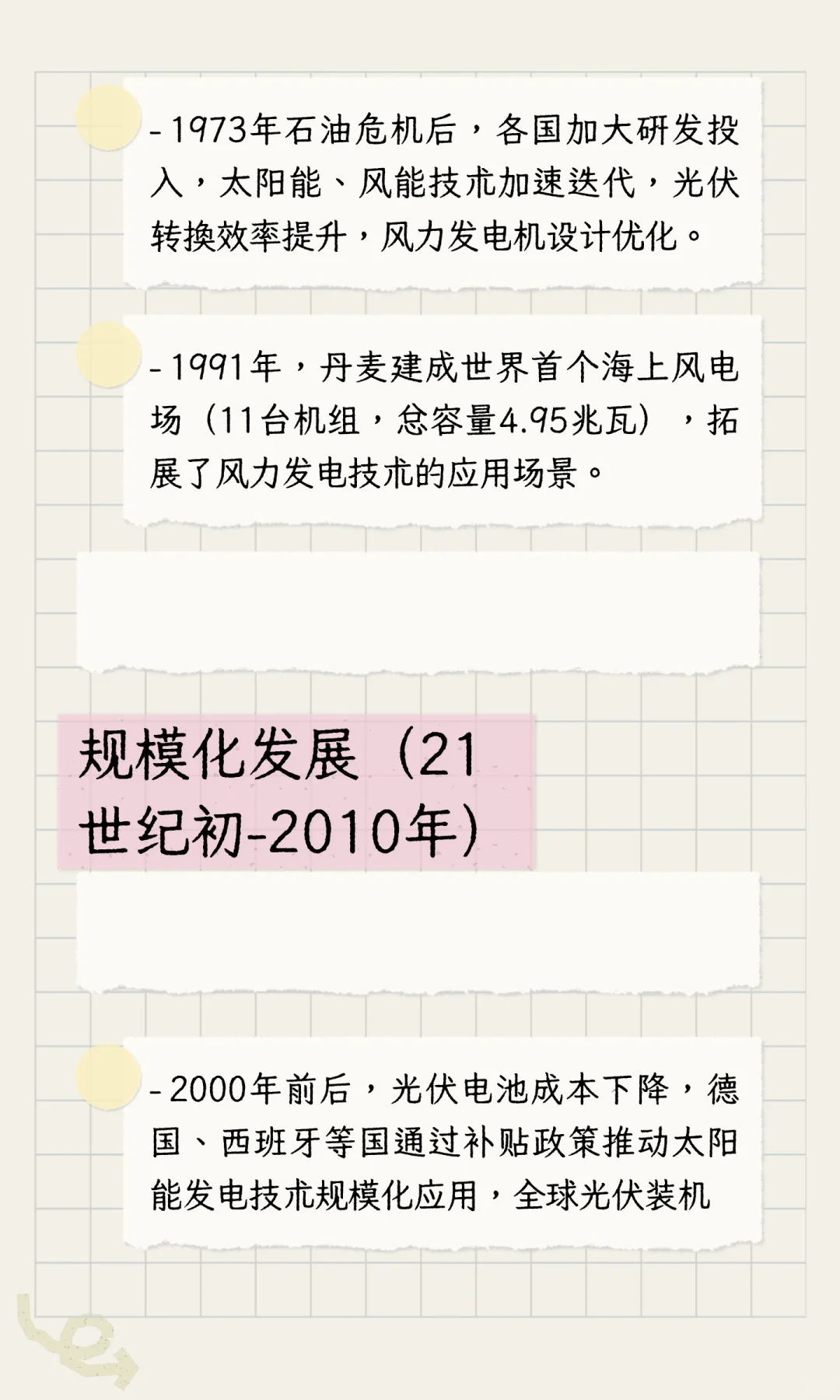 【可再生能源】时间线