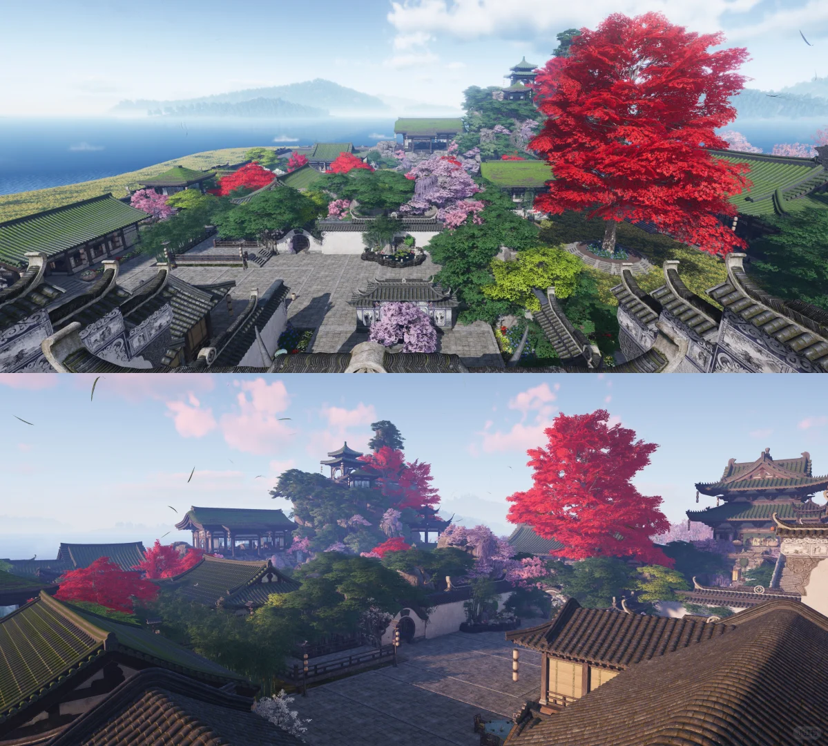 四合一云间渡图纸《栖云山庄》