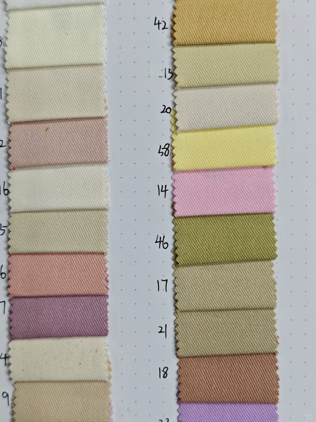 好看的亮色系面料～