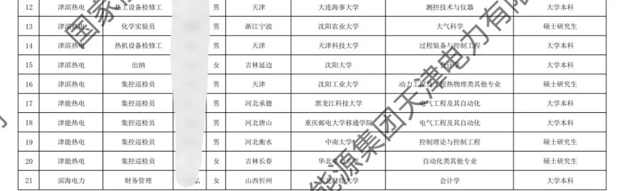 天津国能津能滨海热电