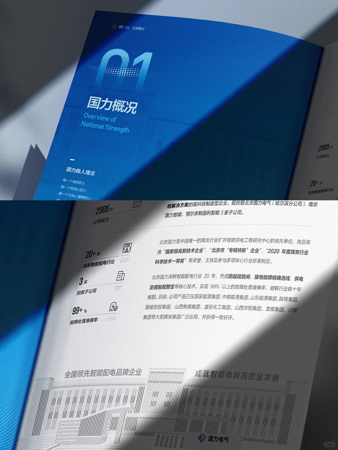 智慧电力能源画册   