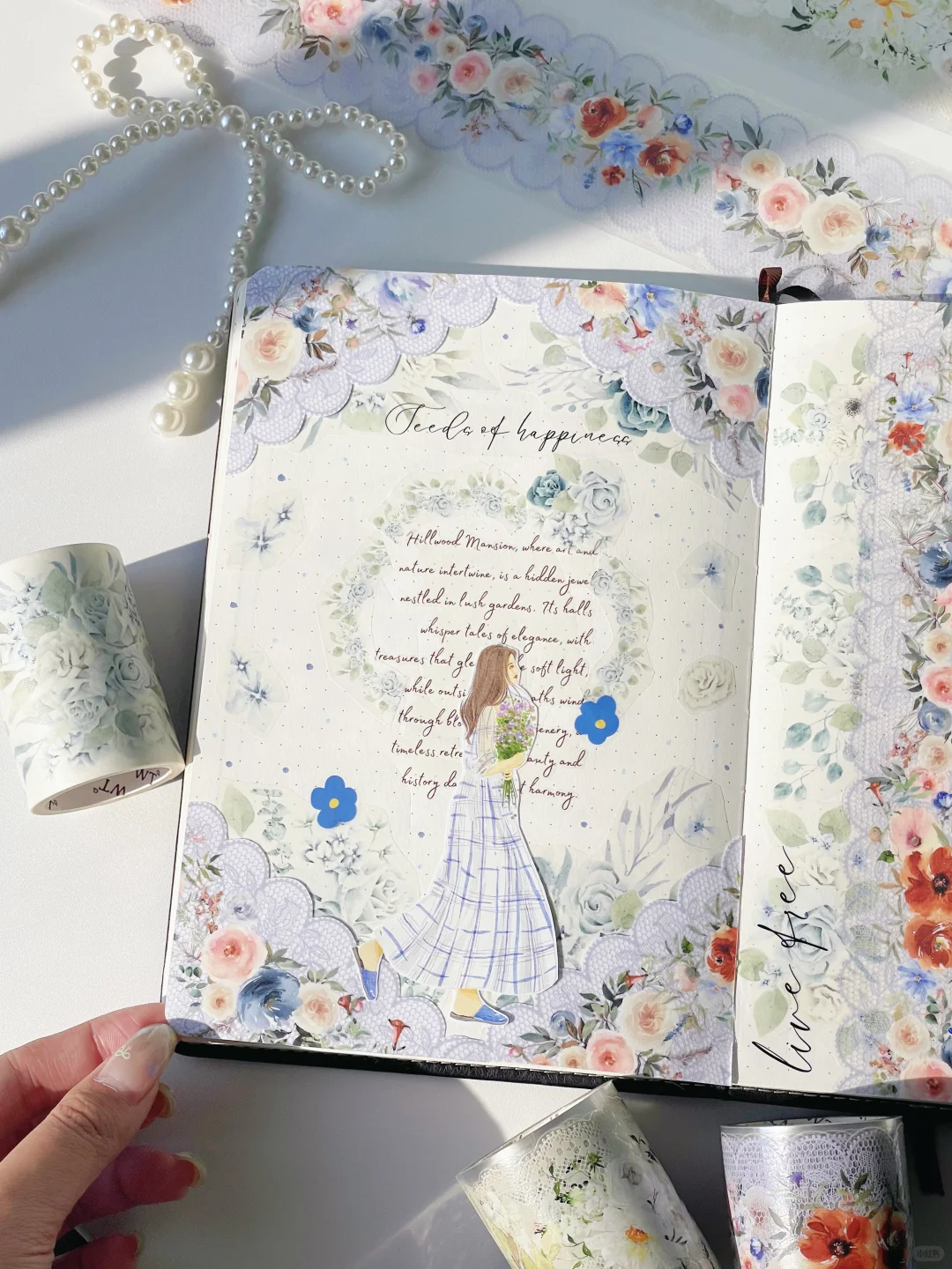 ? 击中少女心！拉丝银覆膜花花蕾丝胶带