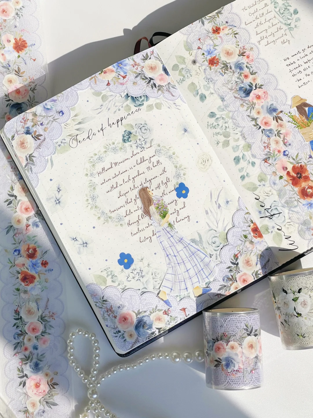 ? 击中少女心！拉丝银覆膜花花蕾丝胶带