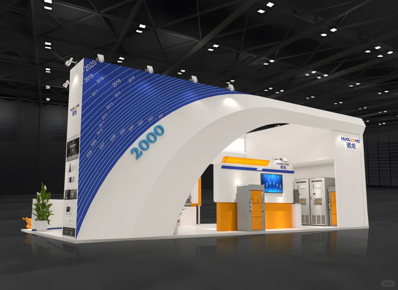 ?工业风展位设计搭建布置｜上海交通展