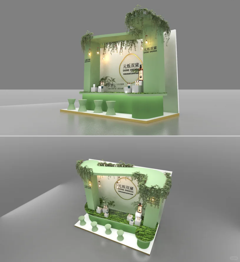 杭州电商新渠道展展台效果➕落地