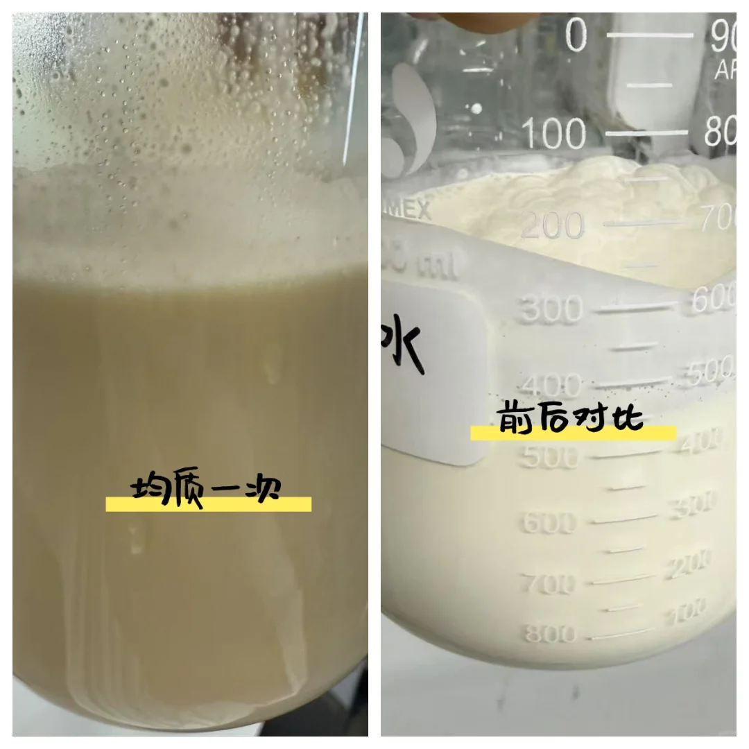 ✨高压均质机｜黄油蛋白粉混合液