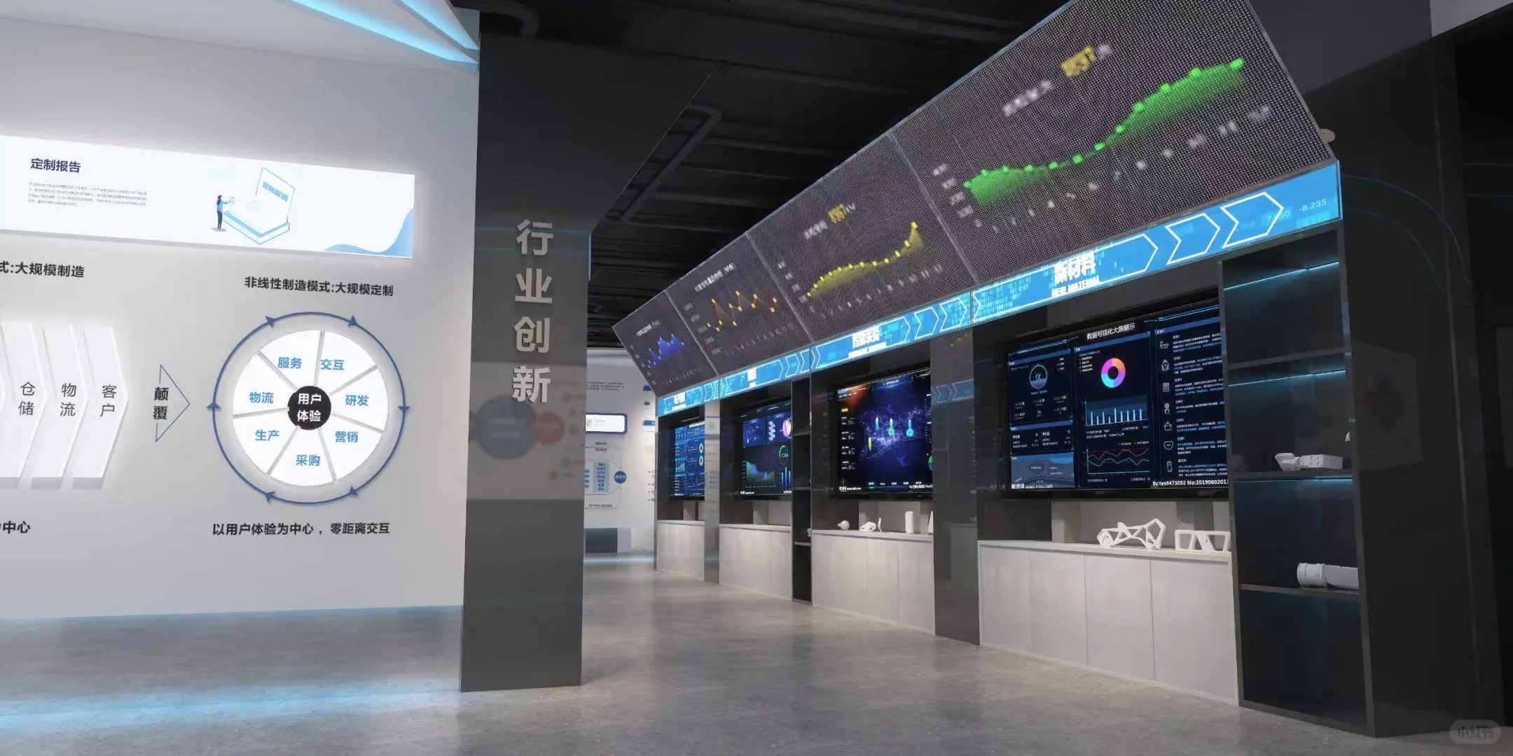 工业圈杀疯的全能展厅，真的把科技感玩疯了！