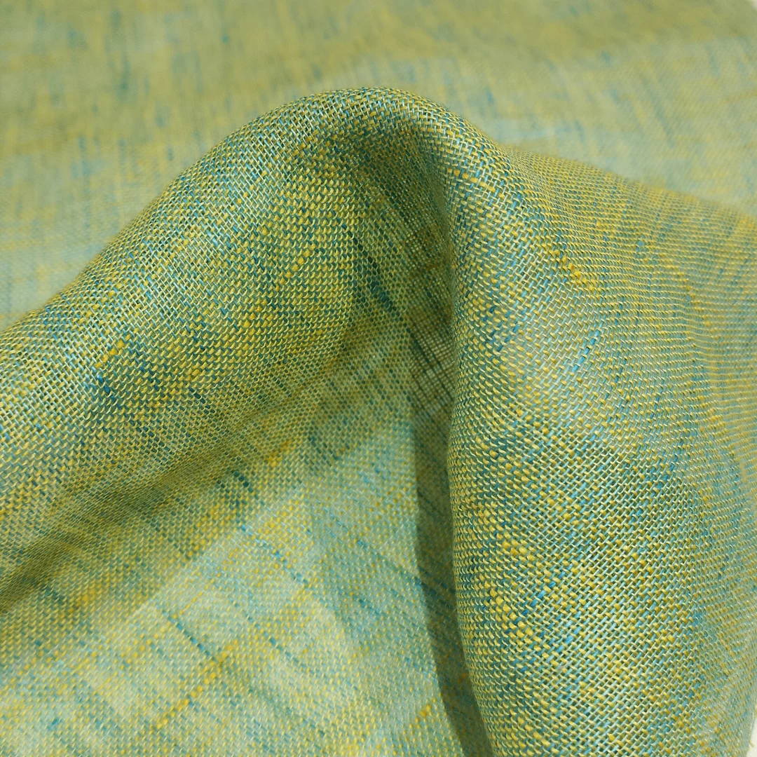 彩色亚麻系列：绿黄色亚麻