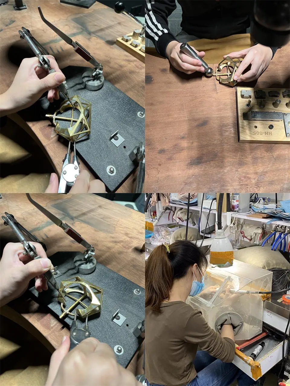 刻印珠宝，制品精致细腻。