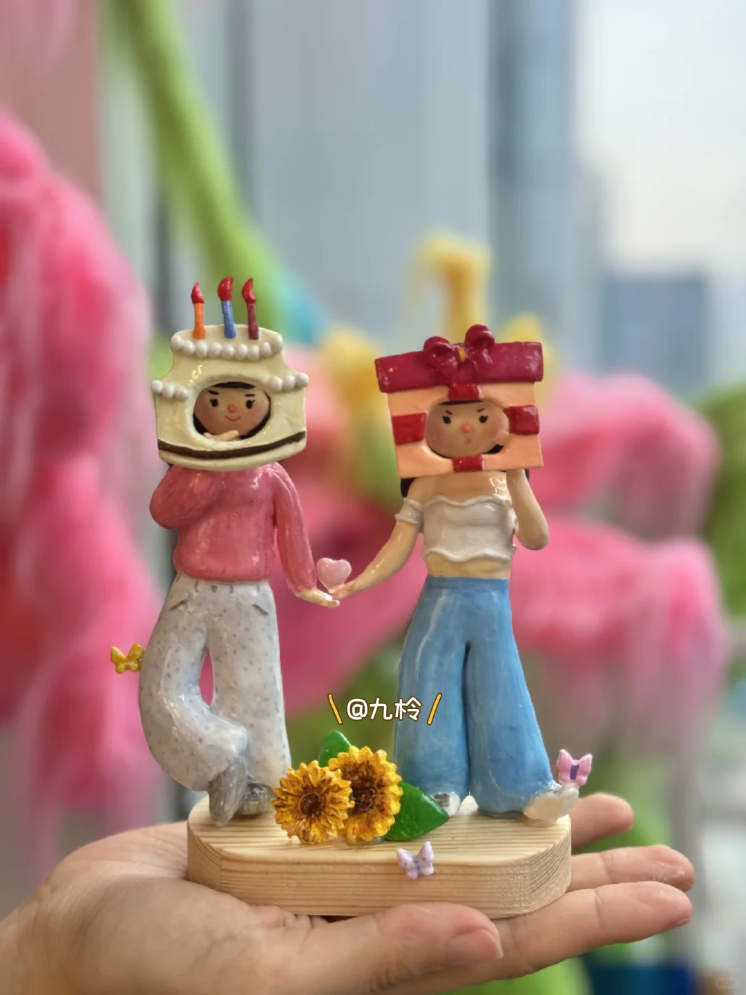 可可爱爱的石塑黏土DIY